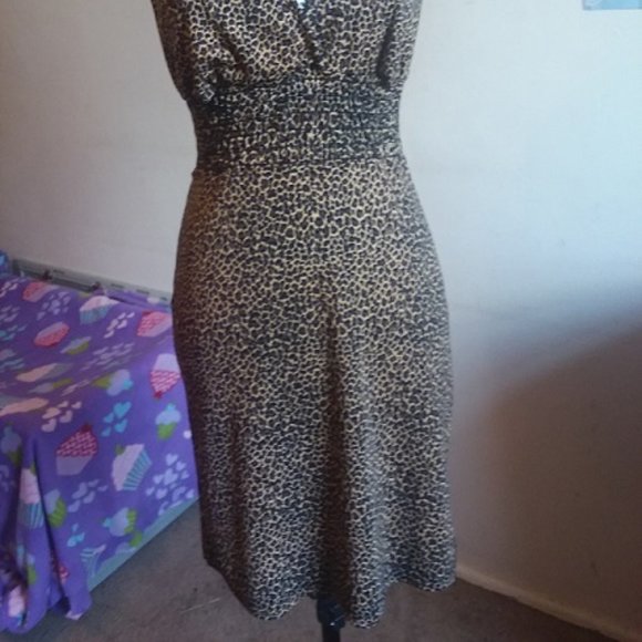 NBW leopard print halter top dress - Picture 4 of 4